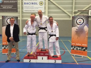 Podium del Abierto de Holanda de Veteranos 2015